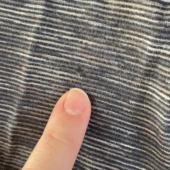 Lucy Powermax Crop Hatha Collection XXS parallel stripe leggings flawed black - Picture 4 of 7